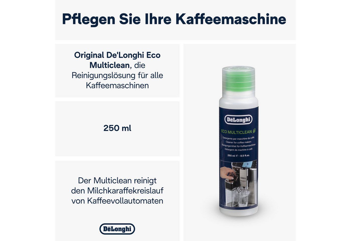 De'Longhi DLSC550 Eco MultiClean Milchkreislauf-Reiniger (Auch für Außenflächen & abnehmbare Teile ihrer Kaffeemaschine geeignet) grün|weiß