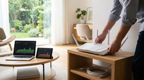 FRITZ!Box 7590 WLAN Reichweite optimieren | Techxperten
