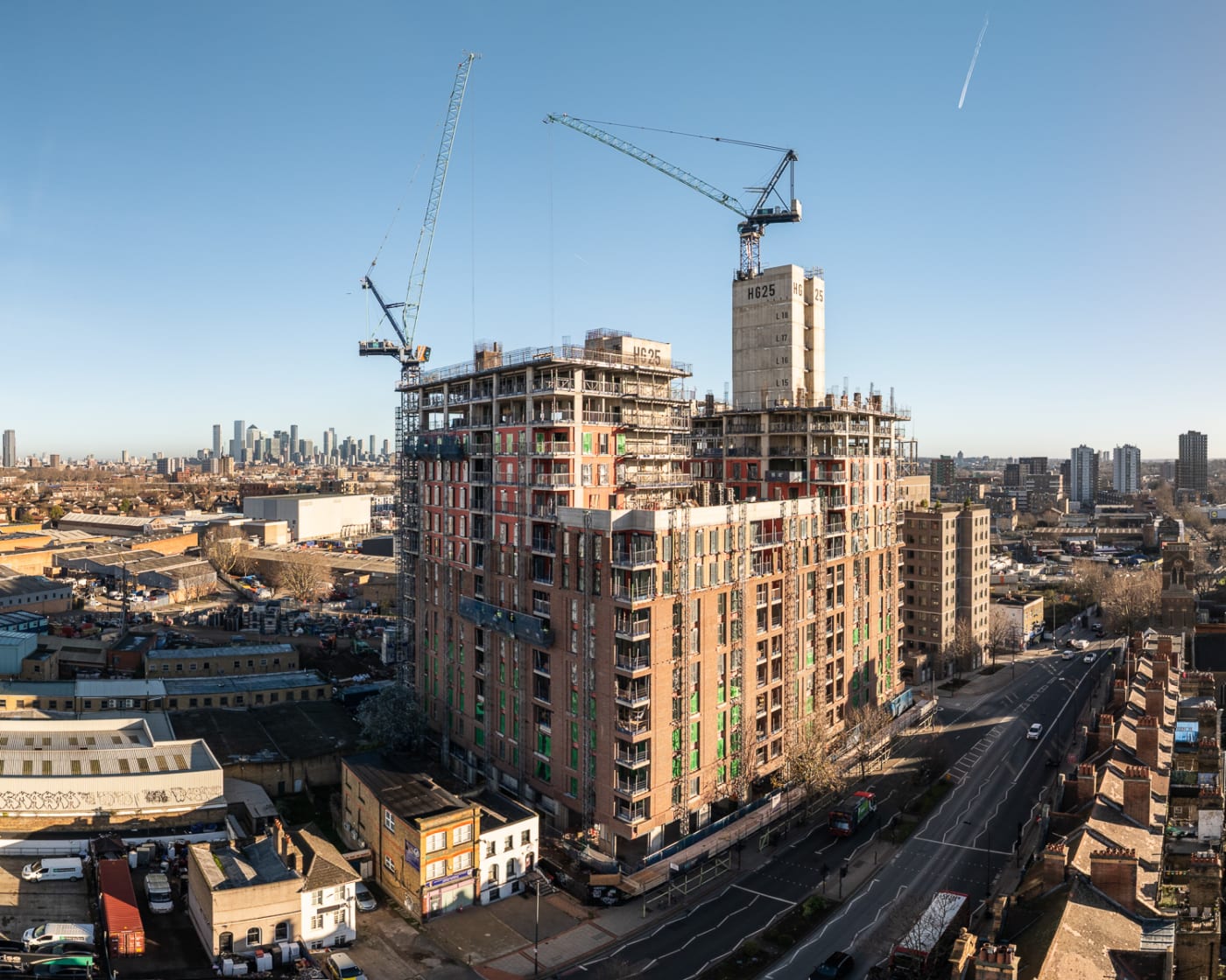840 Old Kent Road new build apartment development, Southwark
