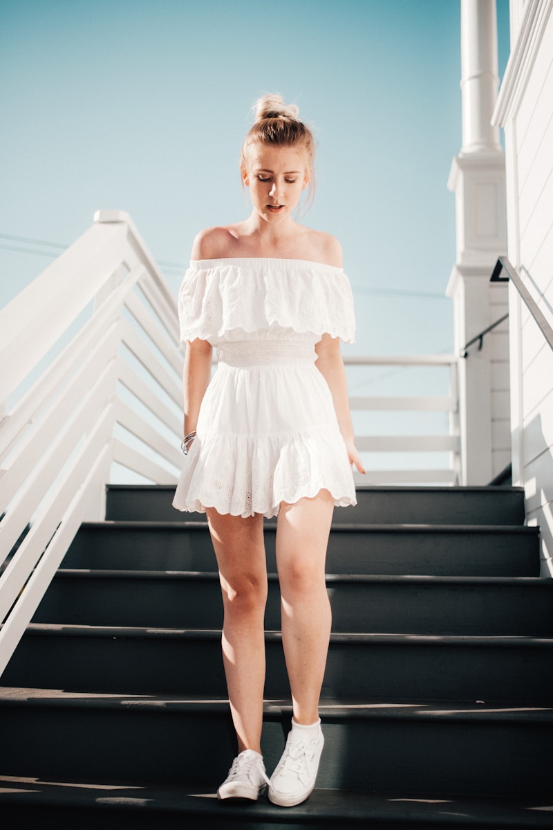Elegant black midi dress