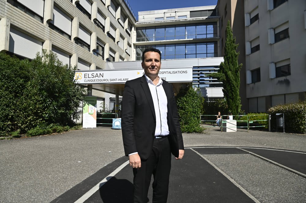 Lionel Combes, directeur de la clinique Esquirol Saint-Hilaire, développe les consultations avancées dans les hôpitaux publics de Marmande et Villeneuve. THIERRY BRETON