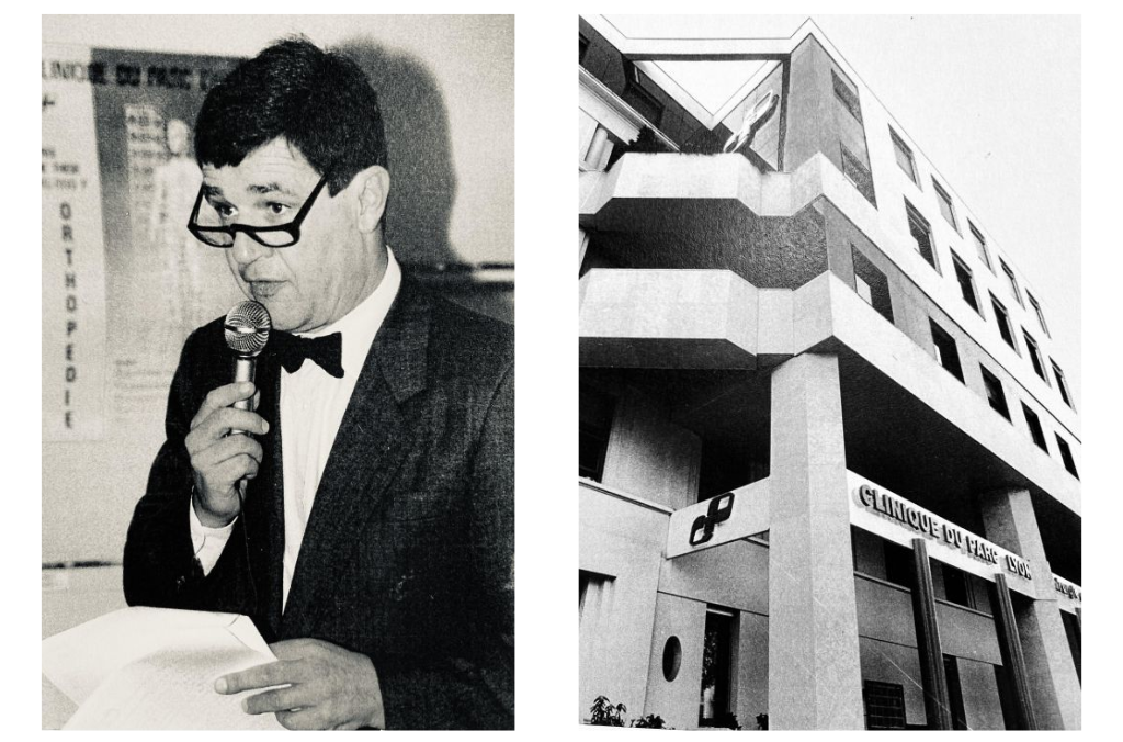 hommage au fondateur de la clinique du parc lyon Gerard Gacon