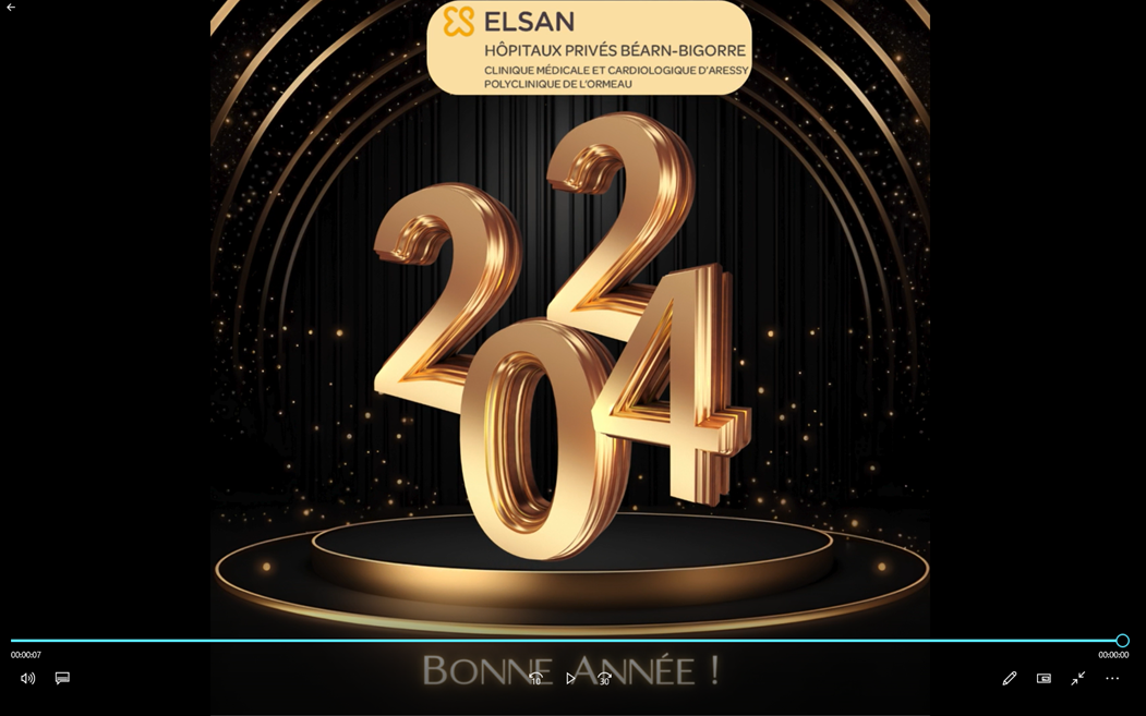 Bonne année