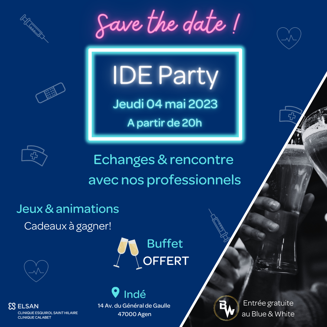 IDE Party clinique esquirol saint hilaire 23 mai