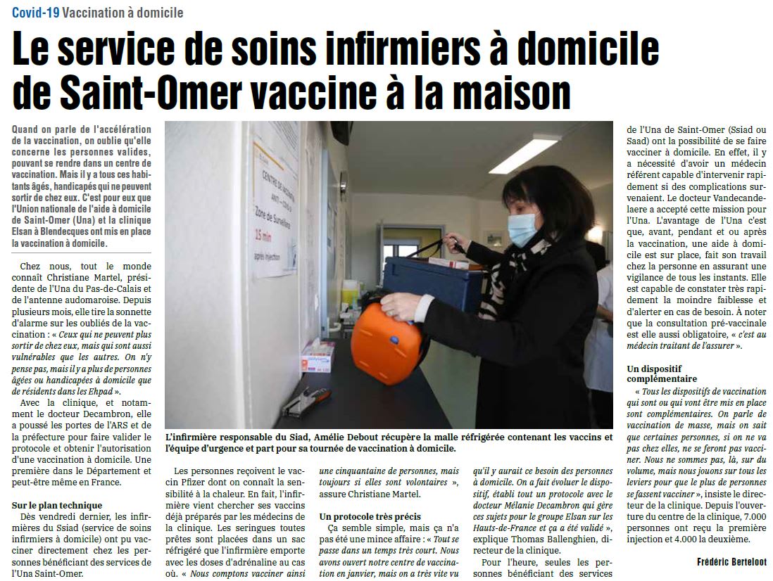 vaccination à domicile independant