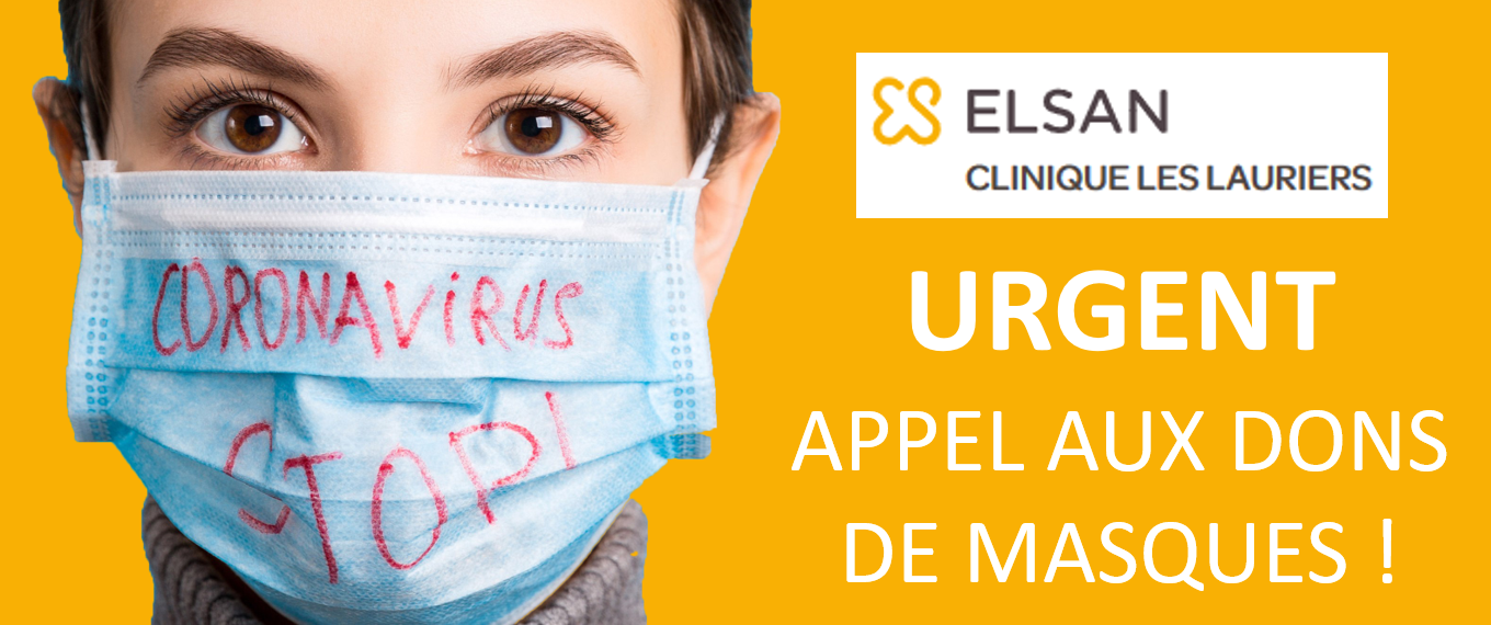 Appel aux dons de masques !