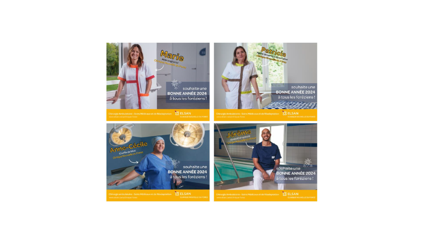 Campagne de communication 2024 Clinique Nouvelle du Forez 