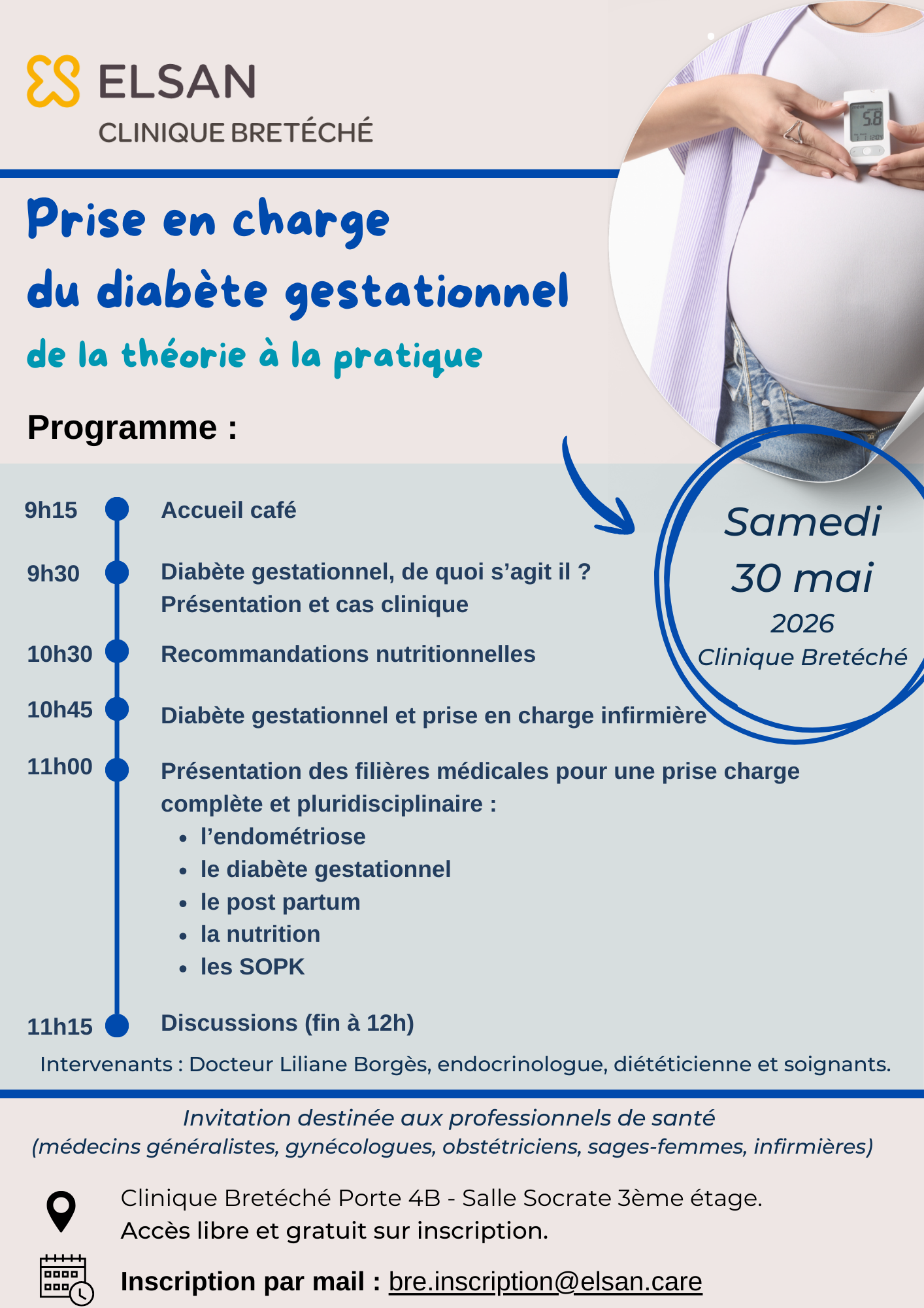 Programme Diabète gestationnel 30 mai 2026