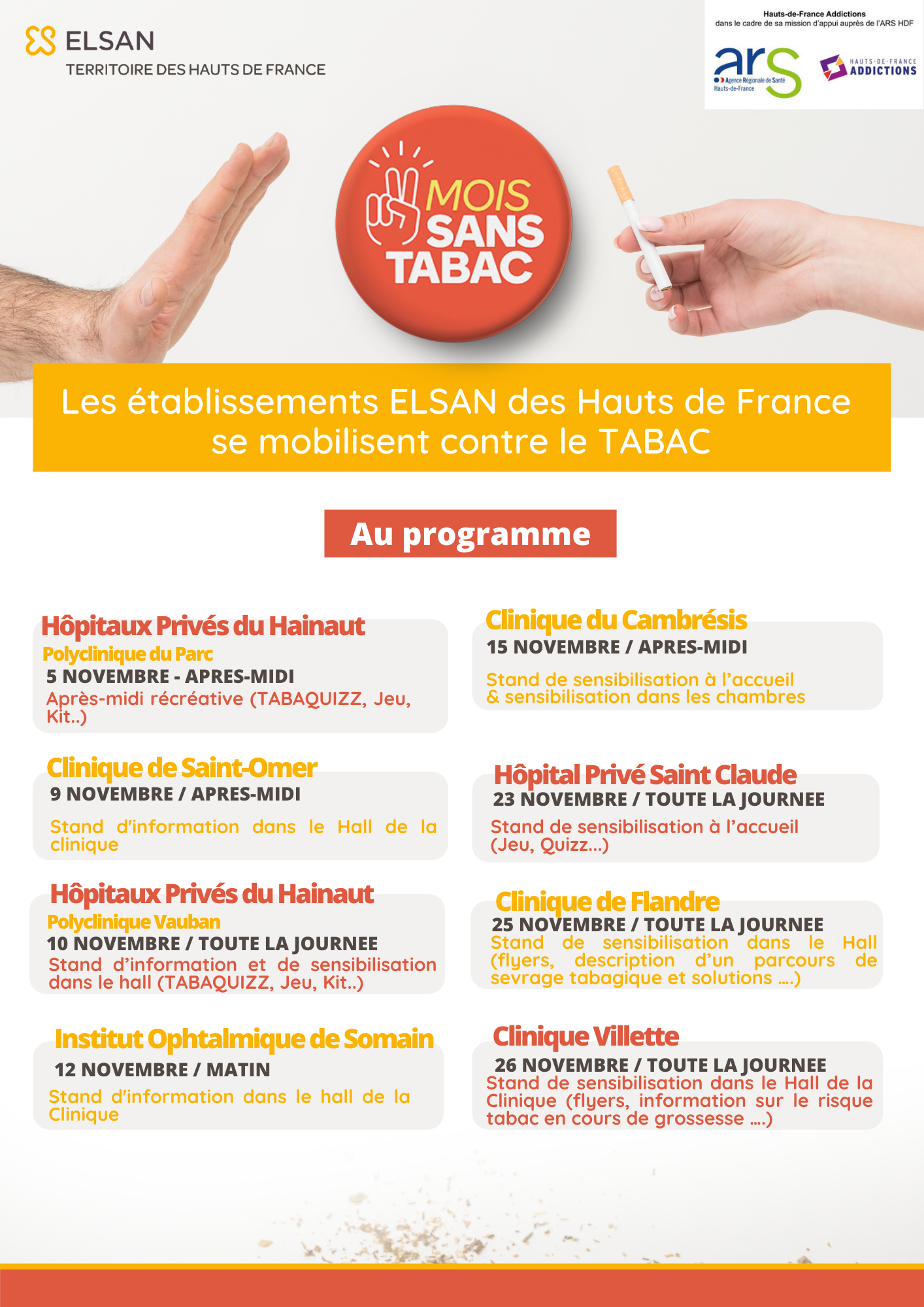 MOIS SANS TABAC ELSAN HDF
