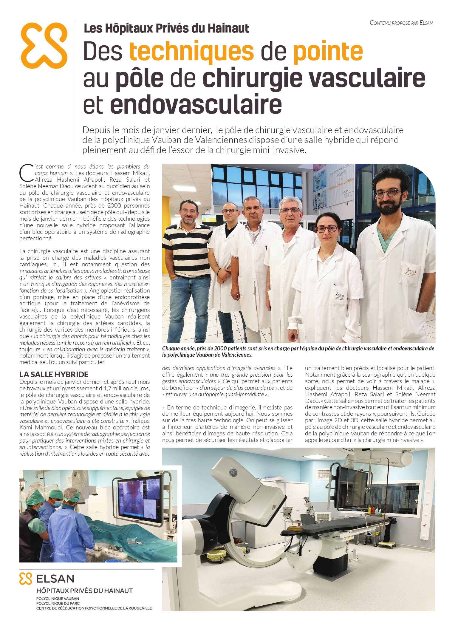 CHIRURGIE VASCULAIRE VALENCIENNES