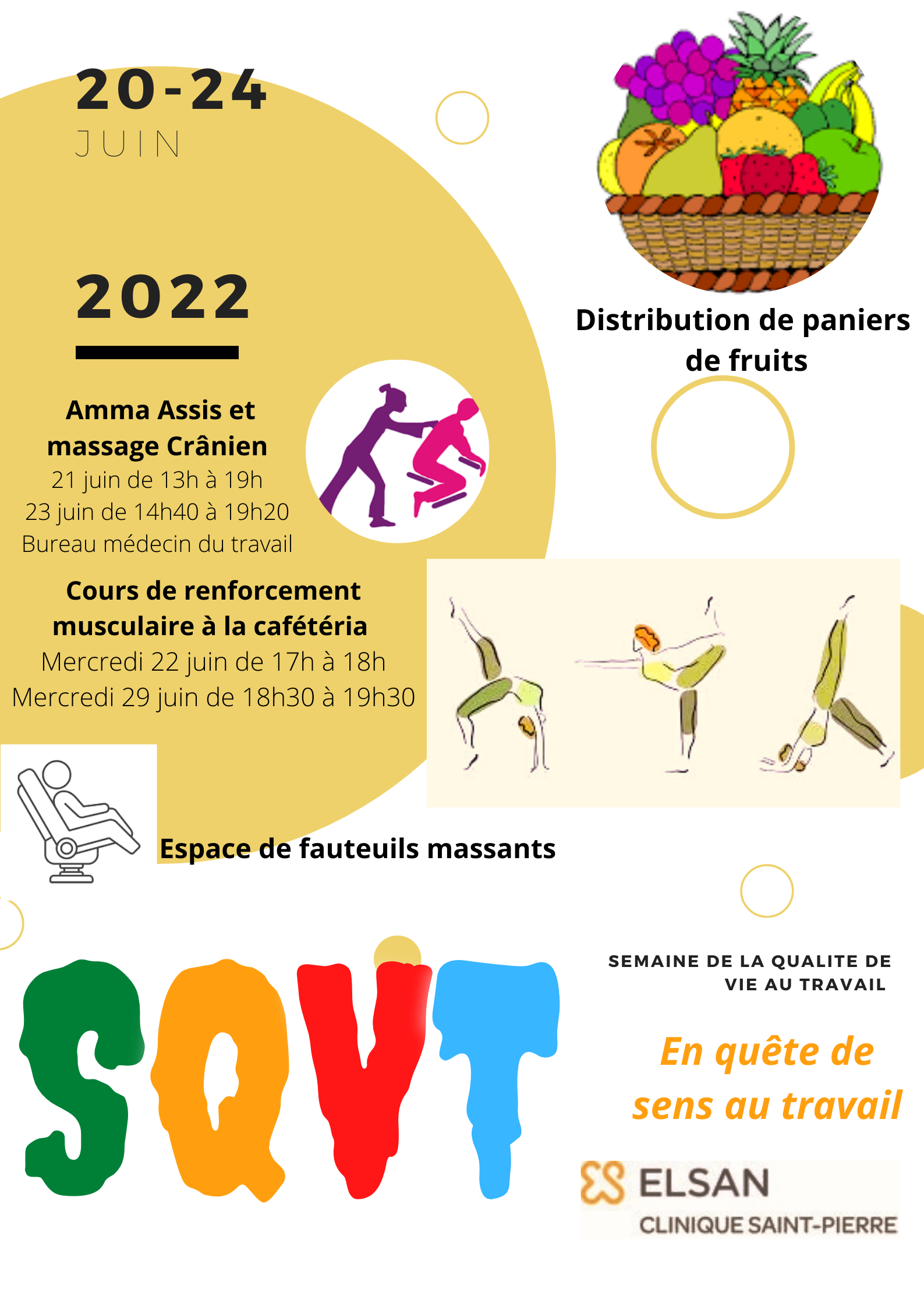Actions SQVT 2022 clinique Saint-Pierre ELSAN Perpignan