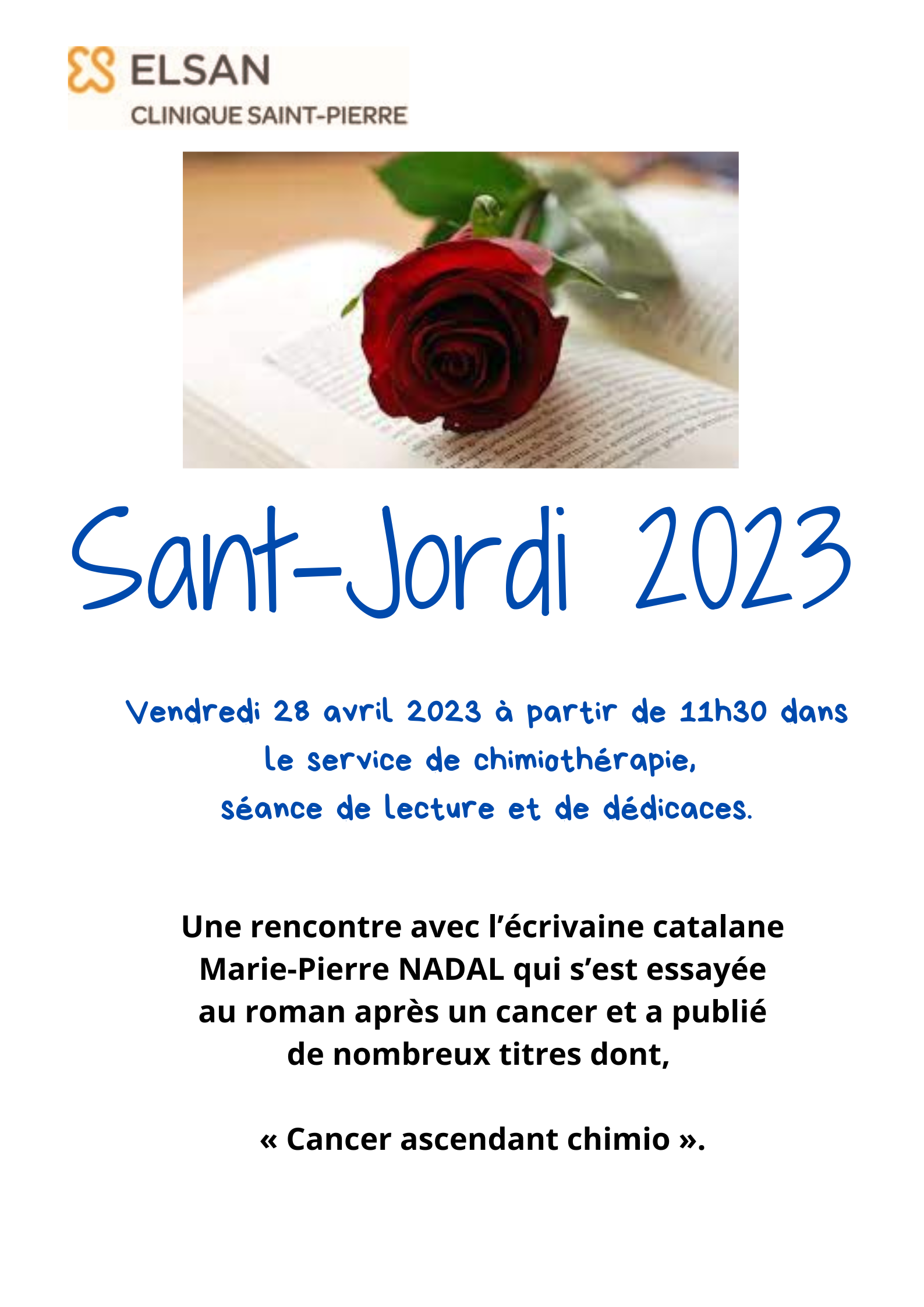 sant jordi à la clinique saint-pierre