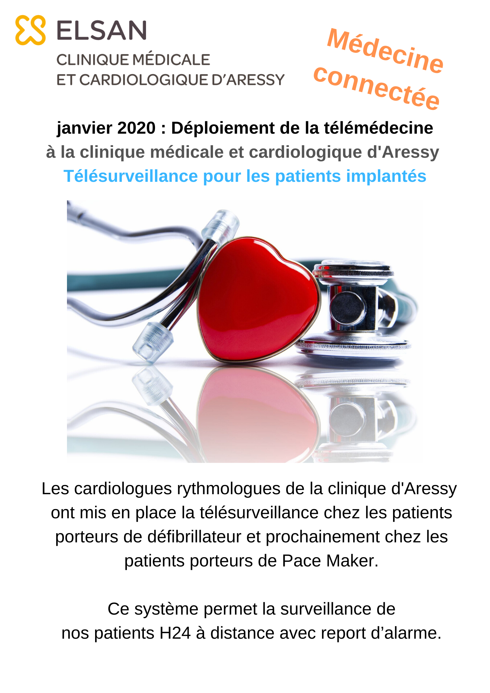 Déploiement de la télémédecine sur la clinique Aressy