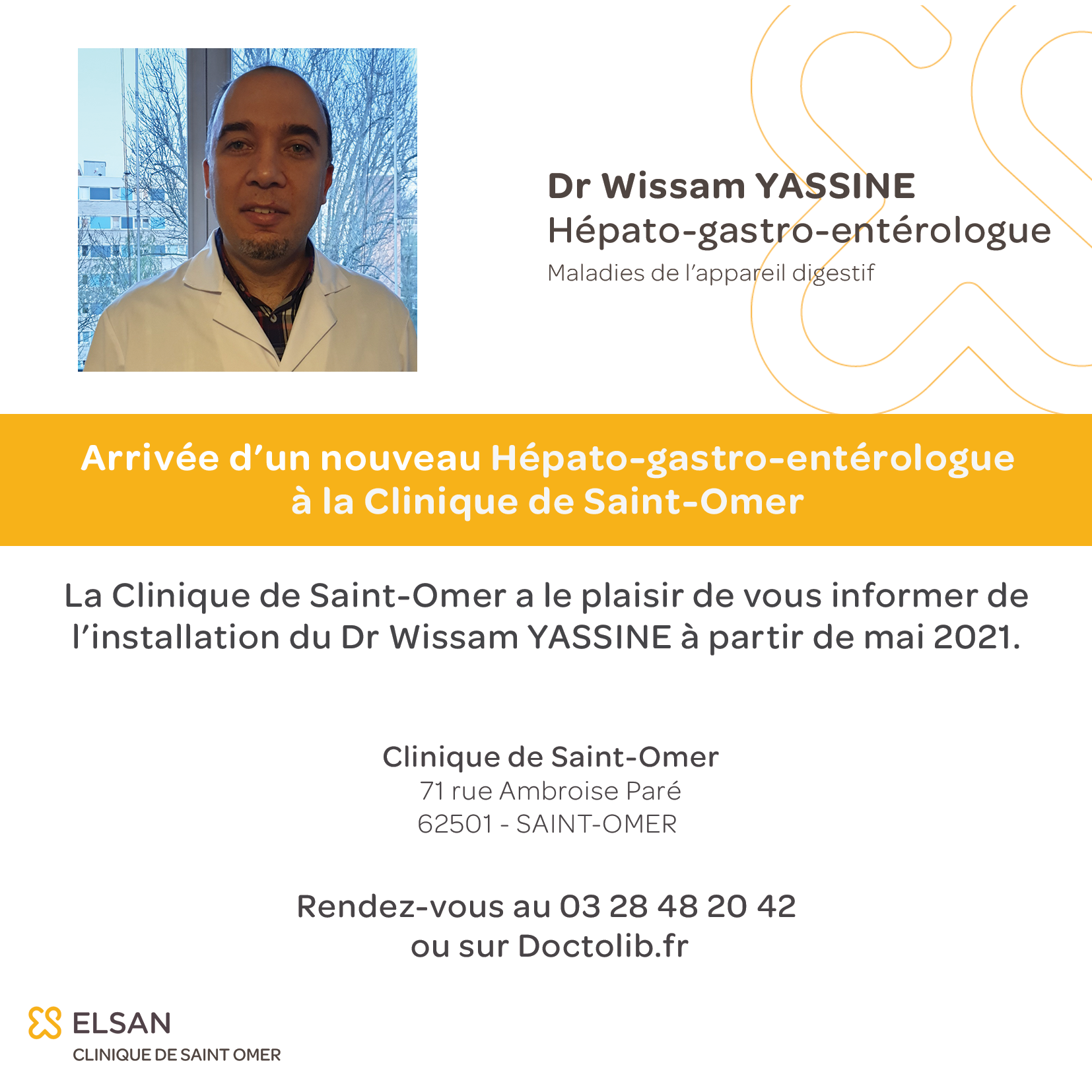 Dr Yassine Clinique de Saint Omer