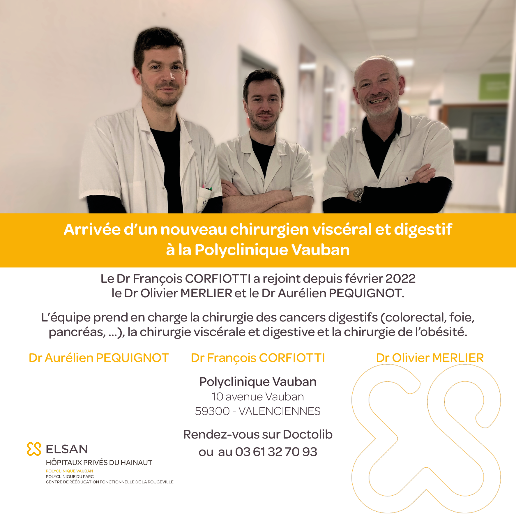 Arrivée dr corfiotti