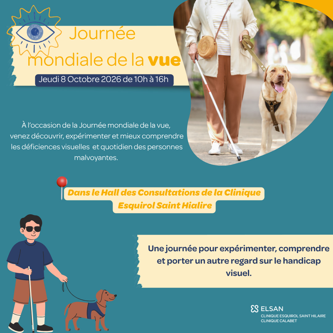 Journée mondiale de la vue à la Clinique Esquirol Saint Hilaire