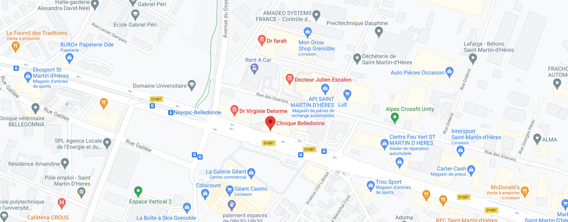 Chirurgie endocrinienne à la clinique Belledonne