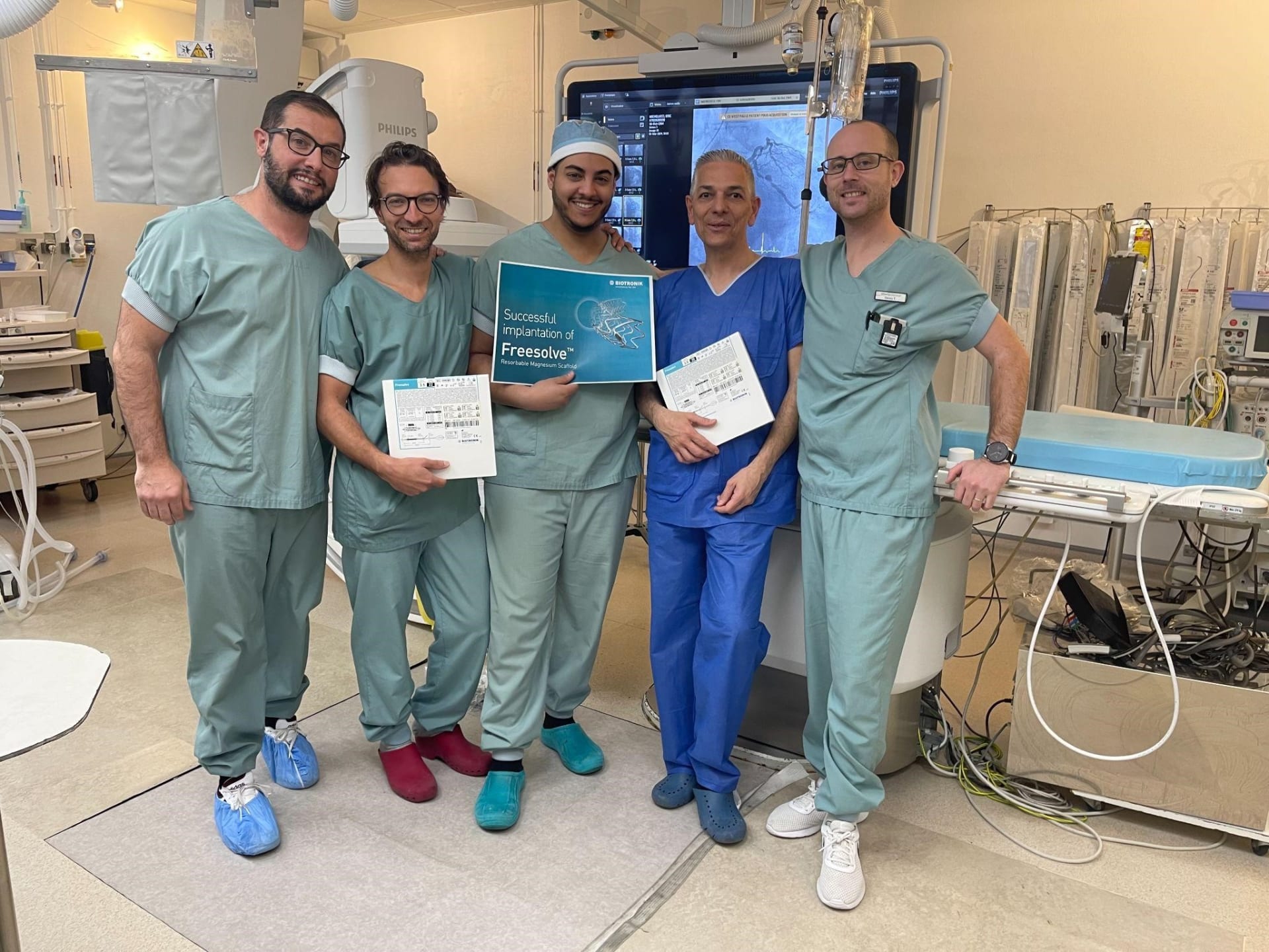 Une première française au sein du Nouvel Hôpital Privé les Franciscaines,  un stent en magnésium