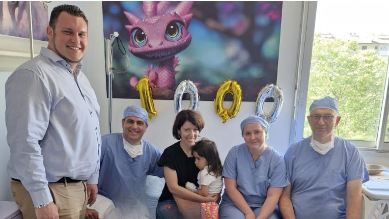 La Clinique Saint-Michel accueille son 1000e enfant