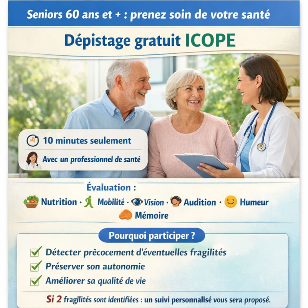 Dépistage précoce des fragilités : Journée ICOPE à la Clinique Esquirol Saint Hilaire à Agen