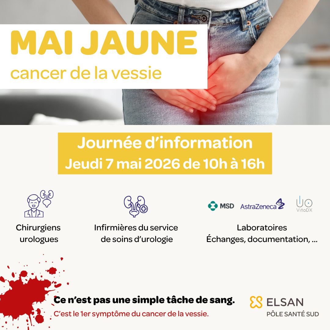 Journée Mai Jaune : Le Pôle Santé Sud sensibilise au cancer de la vessie