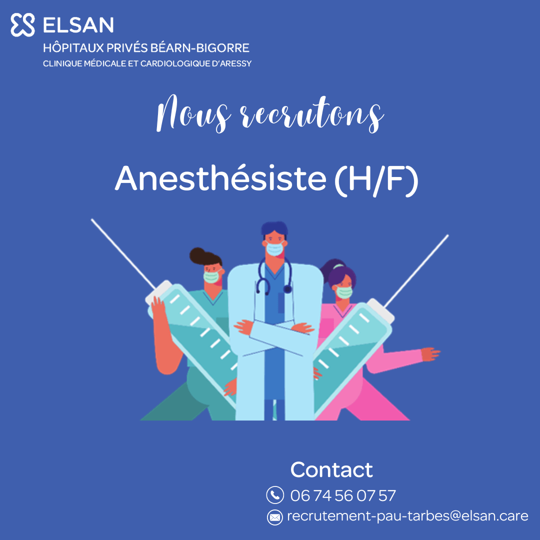 Recrutement en cours : ANESTHESISTE