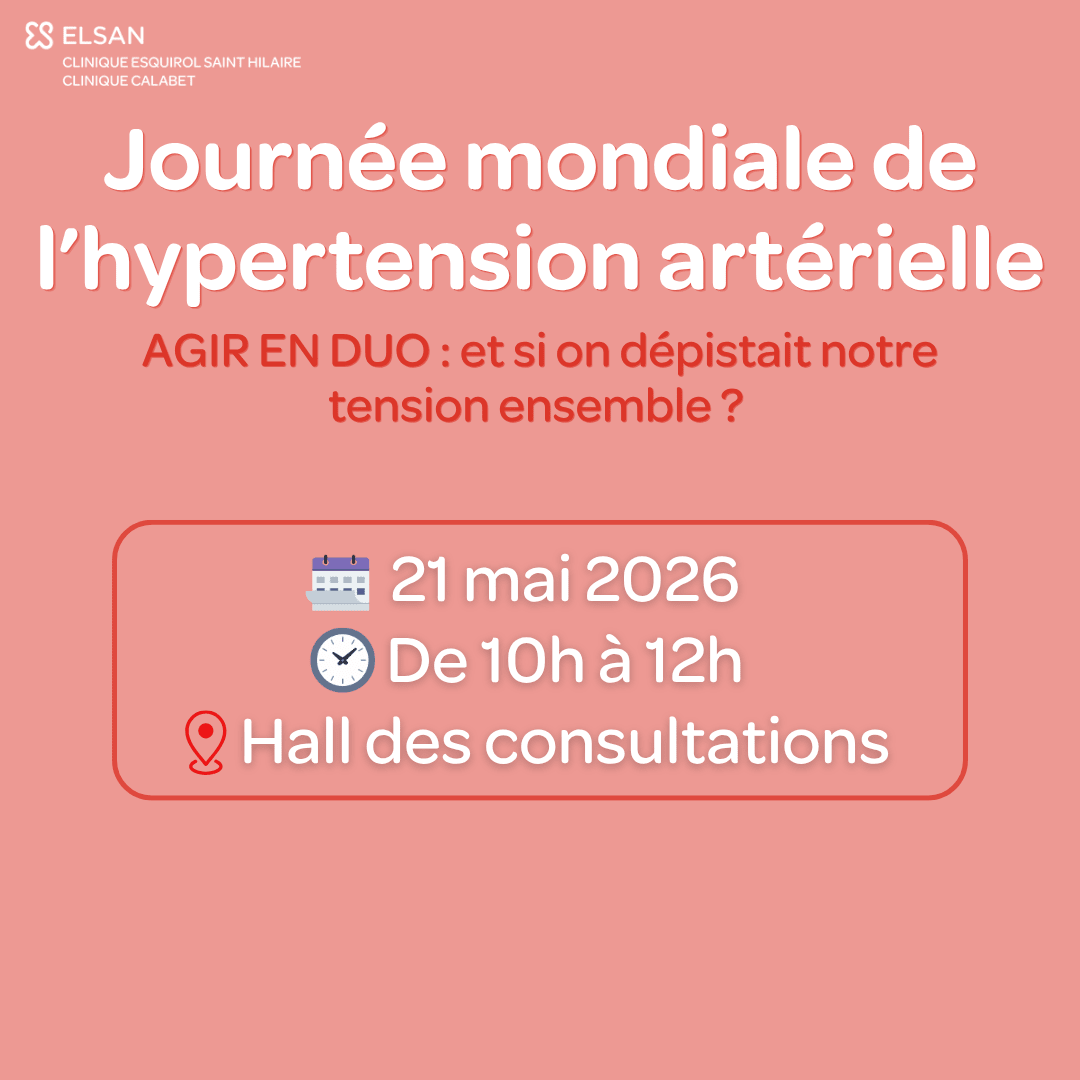 Journée mondiale de l’Hypertension Artérielle à la Clinique Esquirol Saint Hilaire - ELSAN Agen