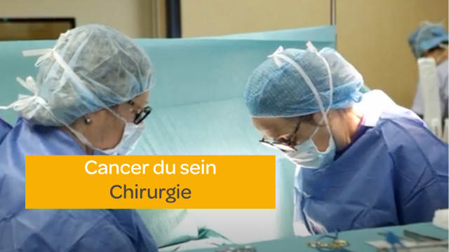 Cancer du sein --> Chirurgie