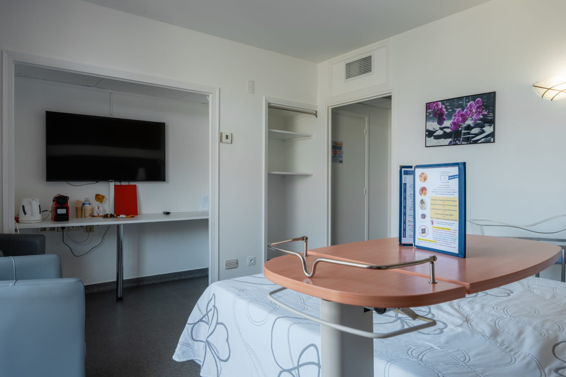 Vue d'ensemble Chambre CALM