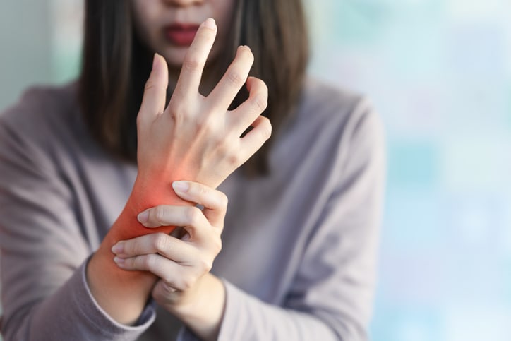 Image pour illustrer l'article sur la lésion du ligament scapho-lunaire