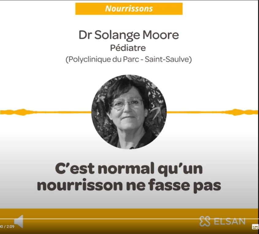 Dr Moore nous en dit plus sur le sommeil de l'enfant.