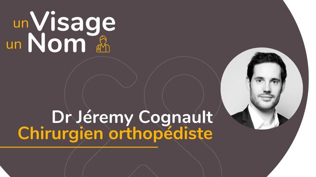 Dr Jérémy Cognault, chirurgien orthopédiste