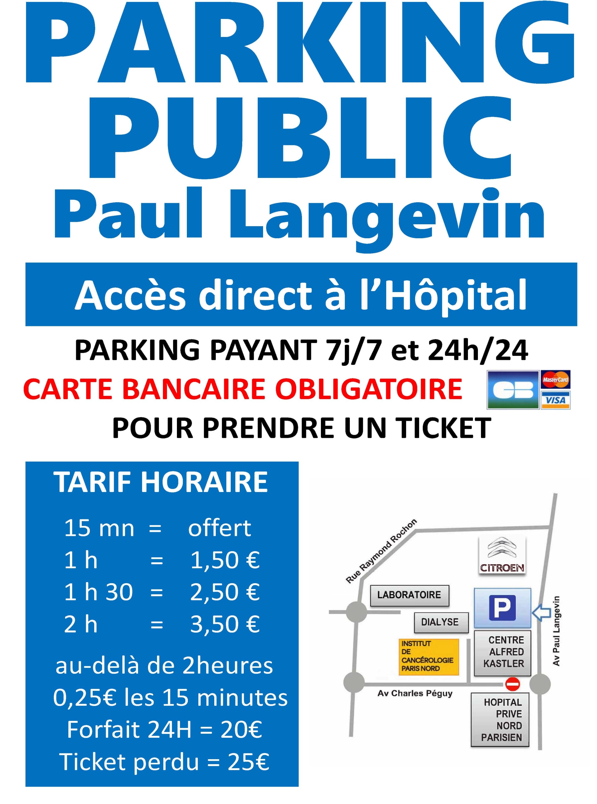 Accès parking