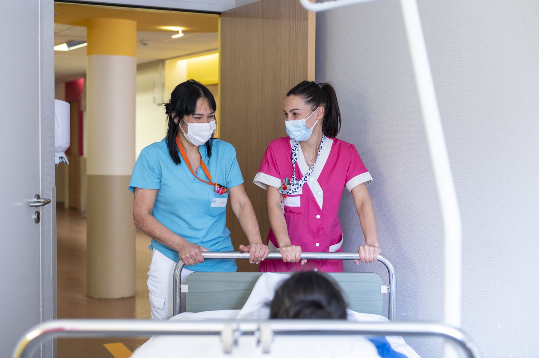 Infirmieres à la clinique