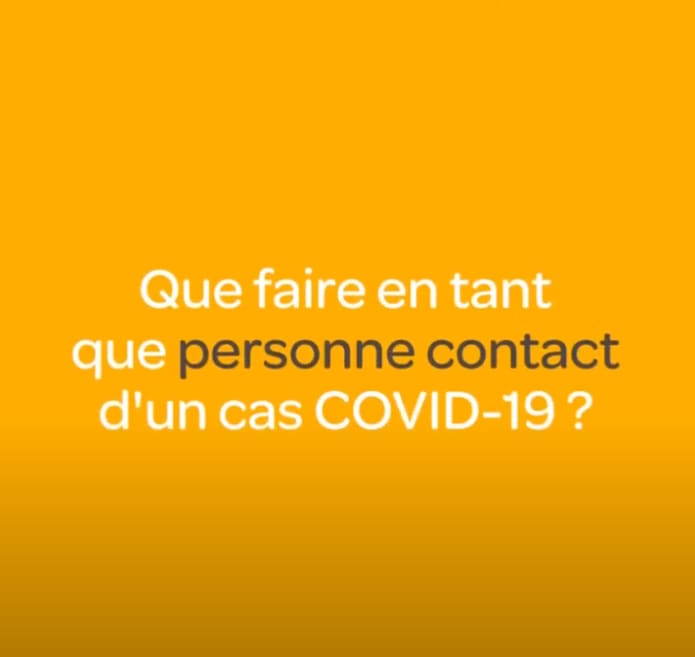 Que faire si on est une personne contact ?