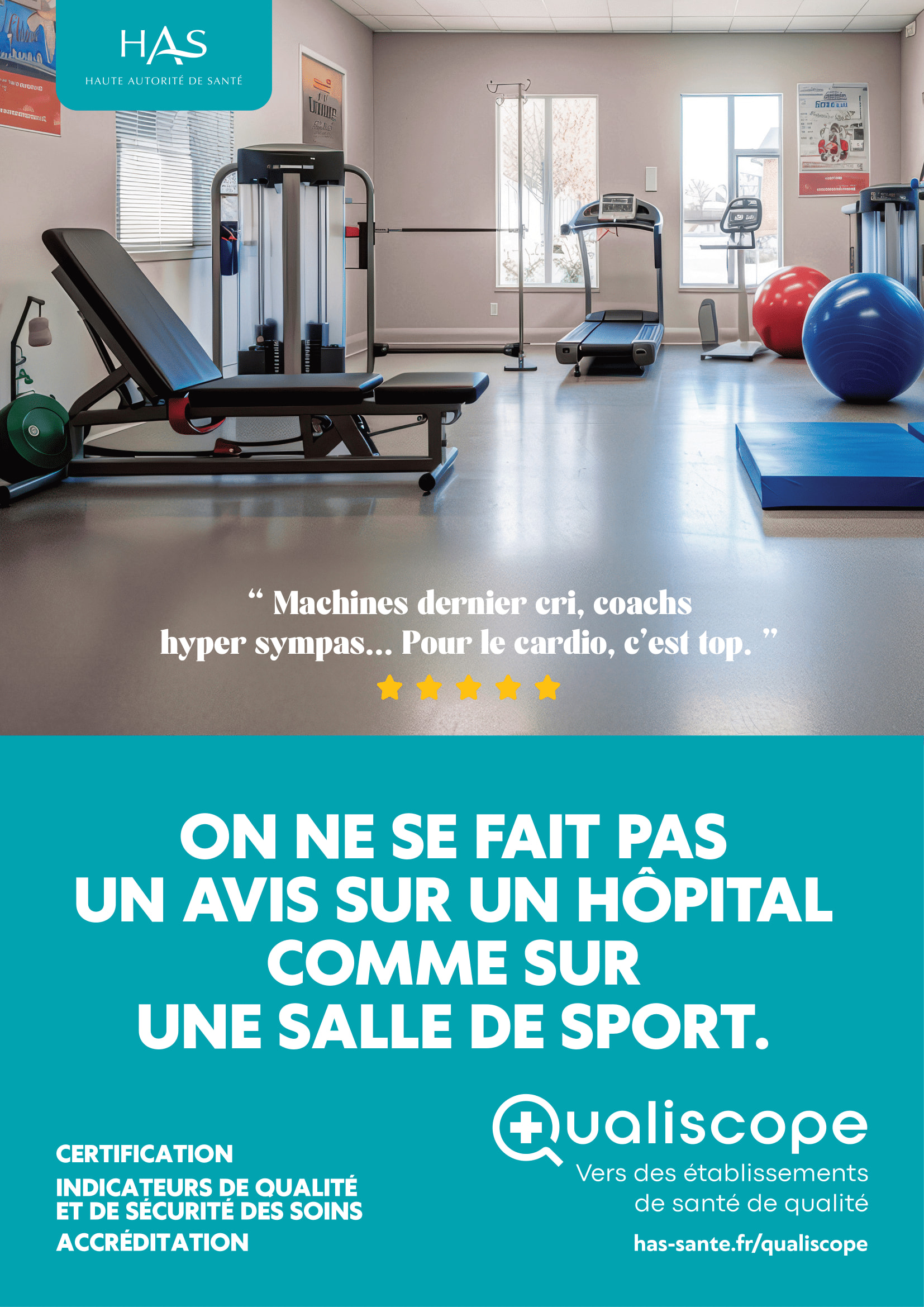 On ne se fait pas un avis sur un hôpital comme sur une salle de sport