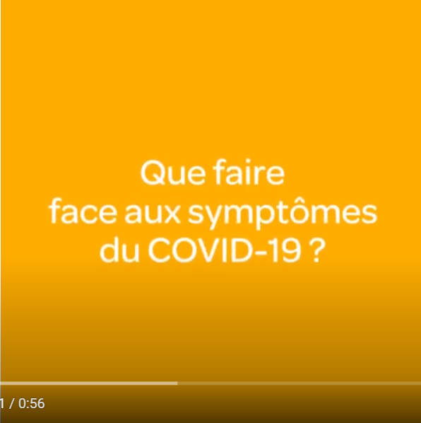 Que faire face aux symptômes du Covid 19 ?