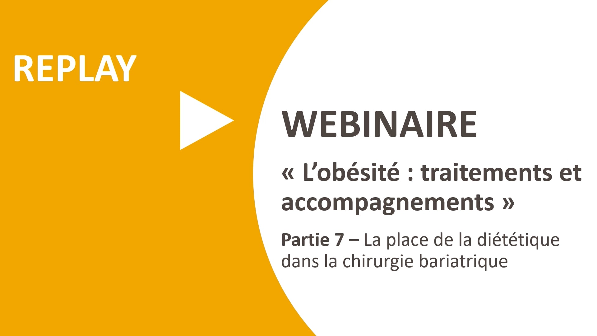 Place de la diététique dans la chirurgie bariatrique