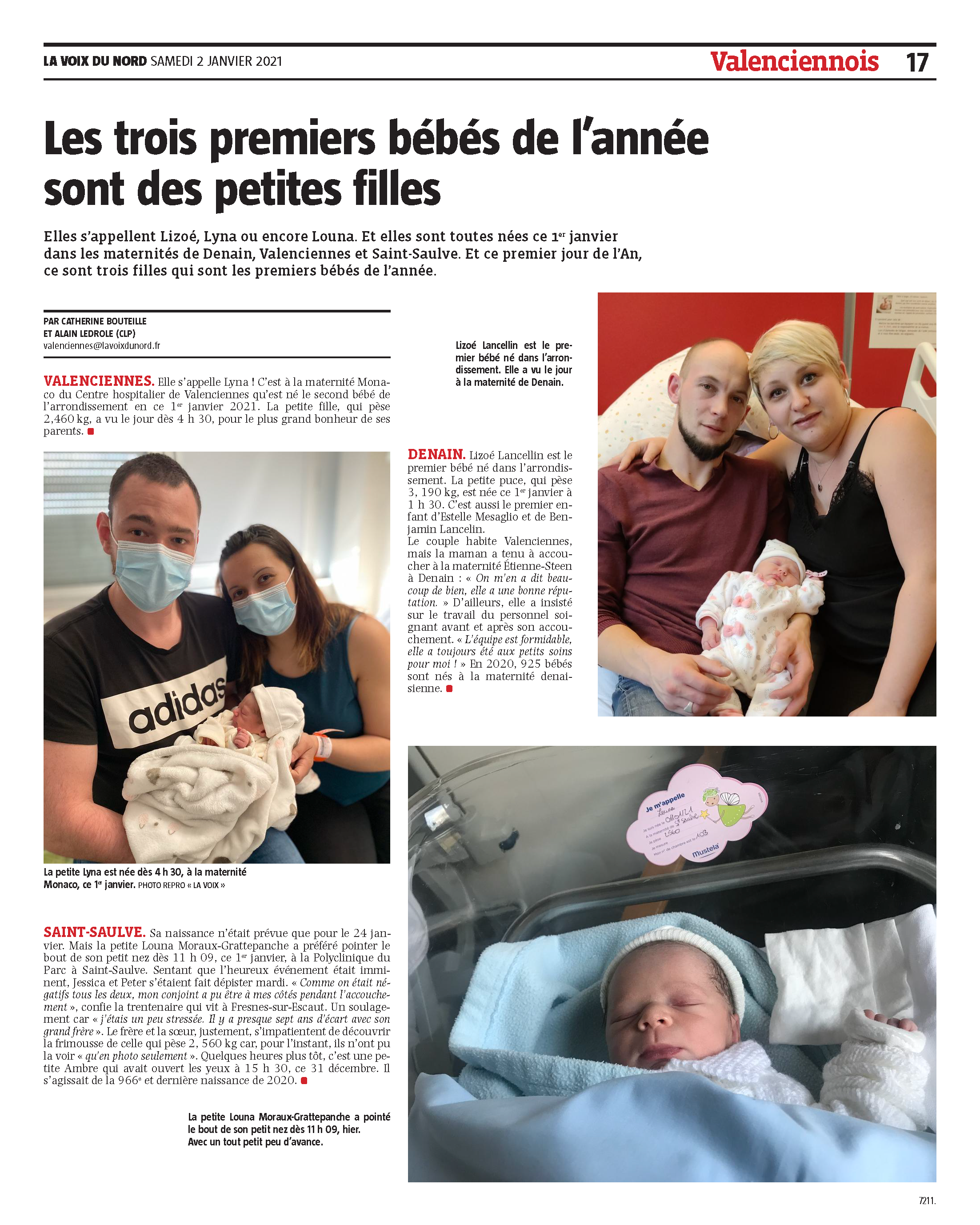 bébé de l'année