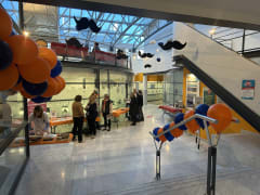 Décoration hall d'accueil Movember