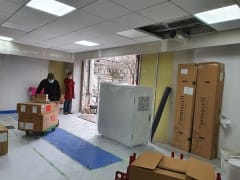 clinique de l'Orangerie tep scan percement mur 