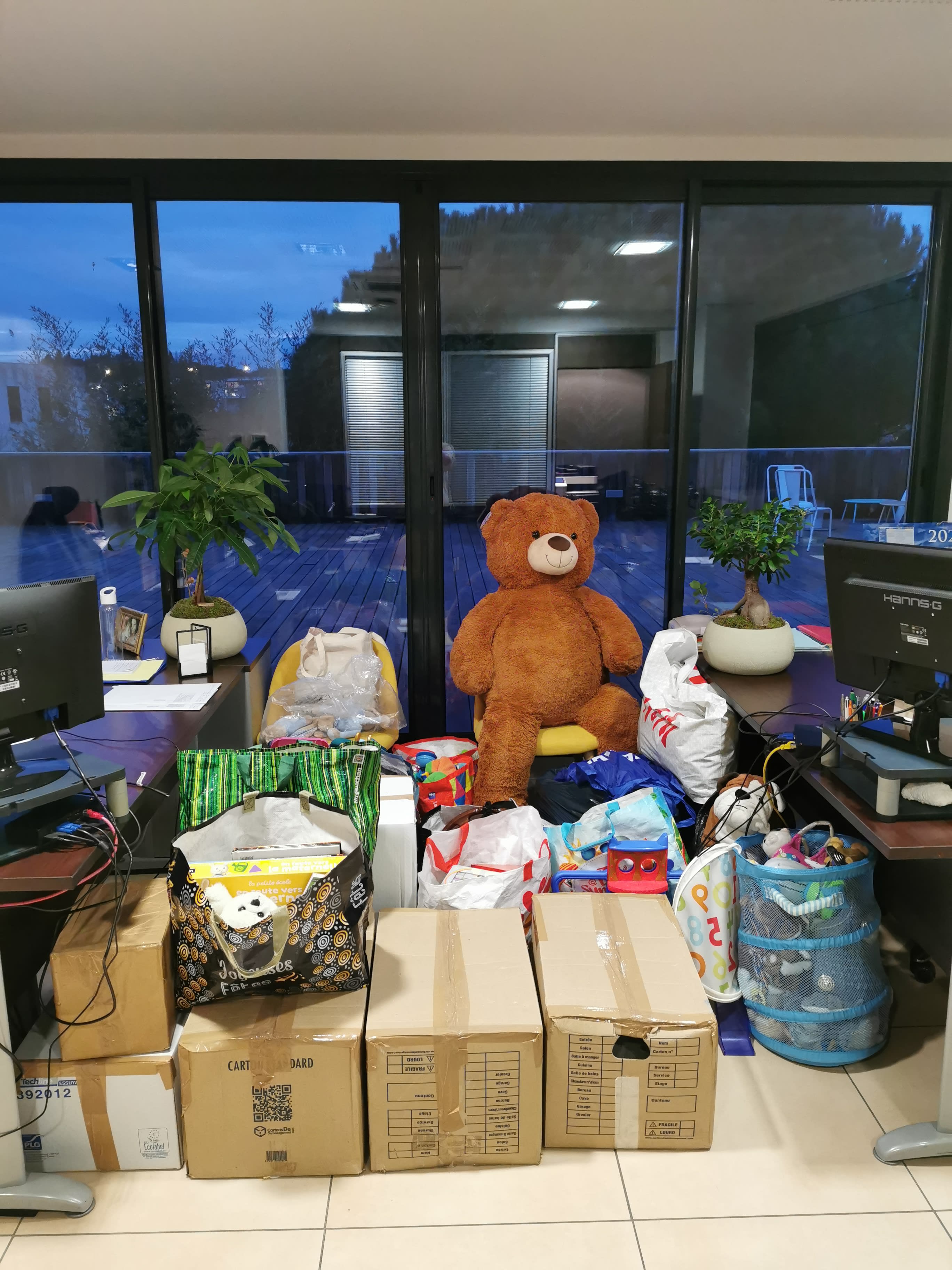 collecte des jouets