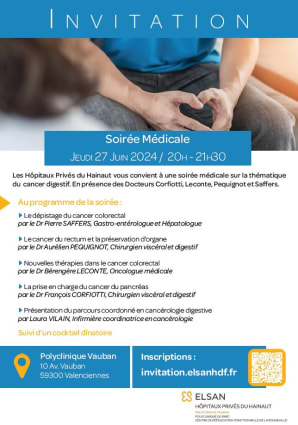 invitation soirée cancero dig valenciennes