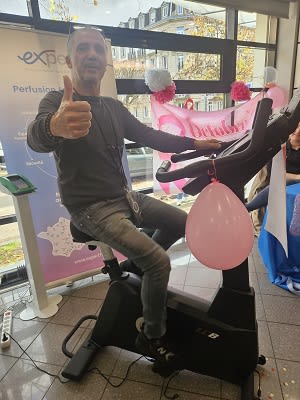 patient sur vélo