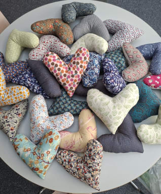 coussins coeur
