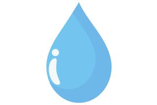 illustration d'une goute d'eau