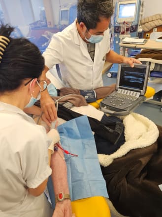 Ponction sous écho-doppler