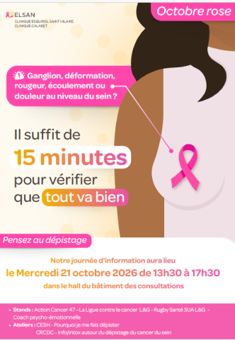 affiche programme octobre rose