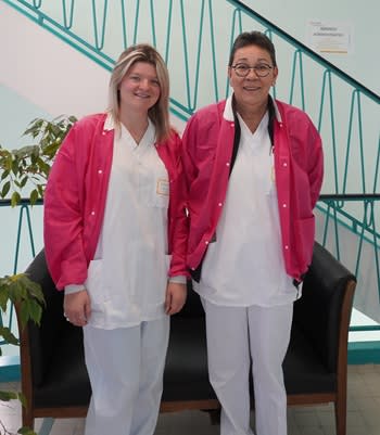 Anne-Marie et Delphine