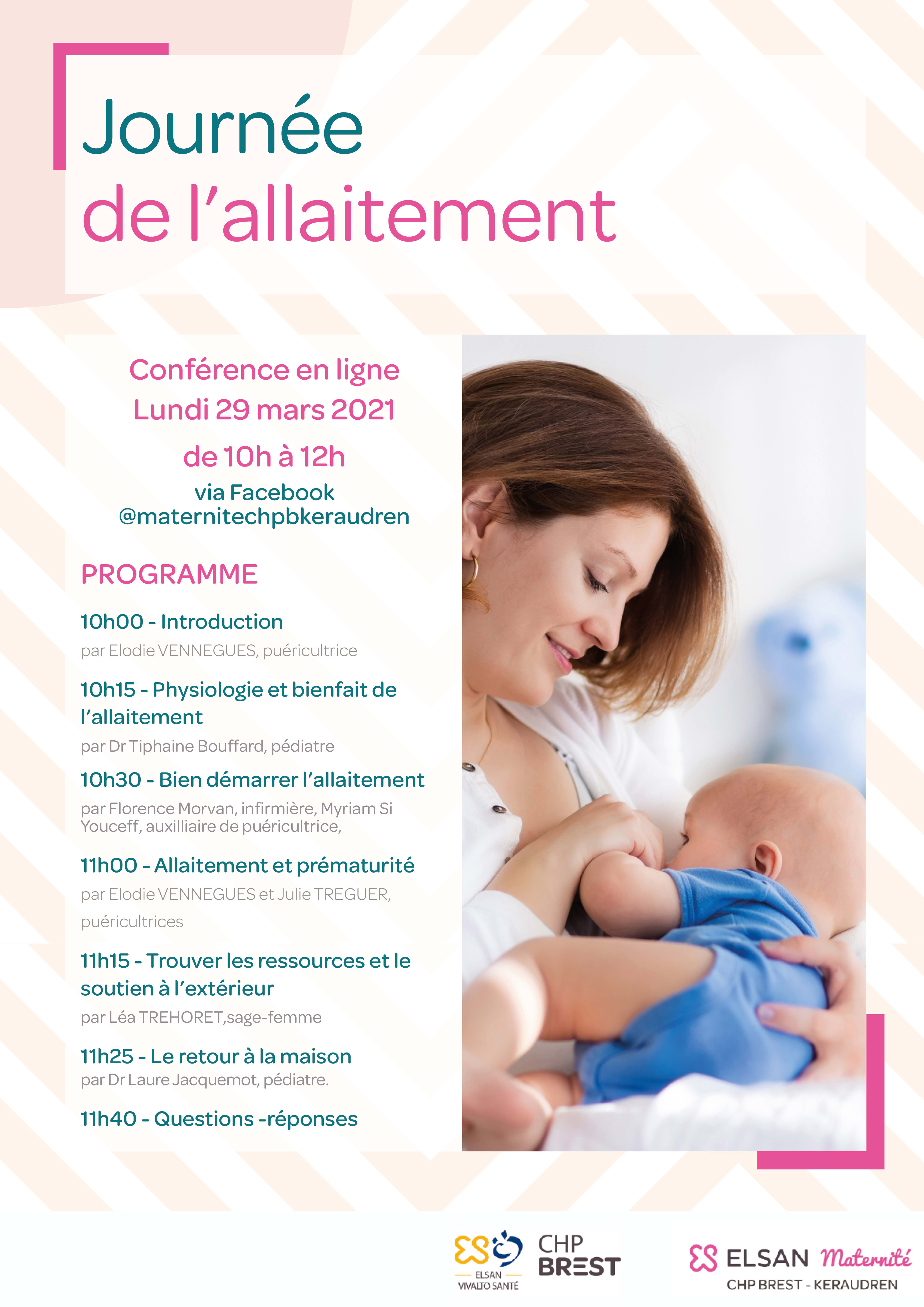 Journée allaitement 2021 - CHP brest - Materniteam - Keraudren - Maternité